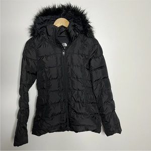 The North Face Coat Women Dryvent Goose Down 500 Faux Black Size Small